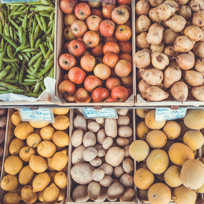 ירקות ופירות