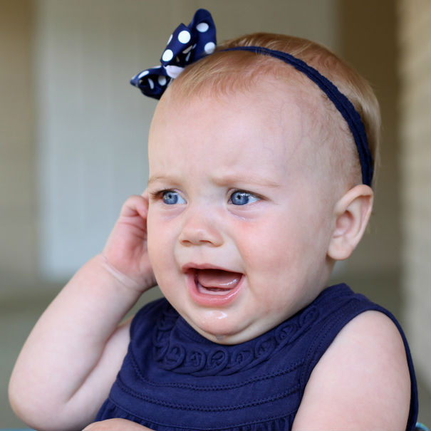 דלקות אוזניים בקרב תינוקות
