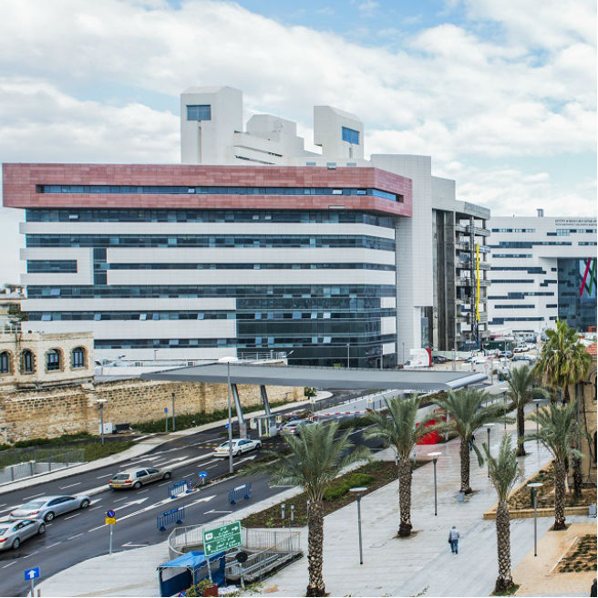 חזית הקריה הרפואית רמב"ם